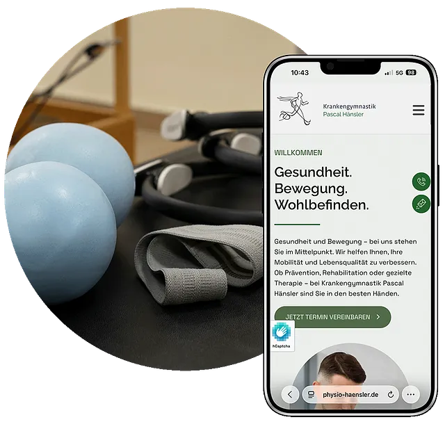 Unsere Website des Monats Juni – Krankengymnastik Pascal Hänsler