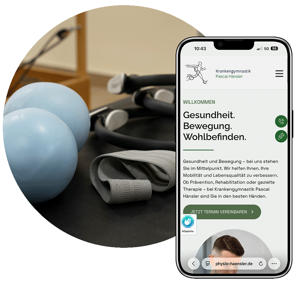 Unsere Website des Monats Juni – Krankengymnastik Pascal Hänsler