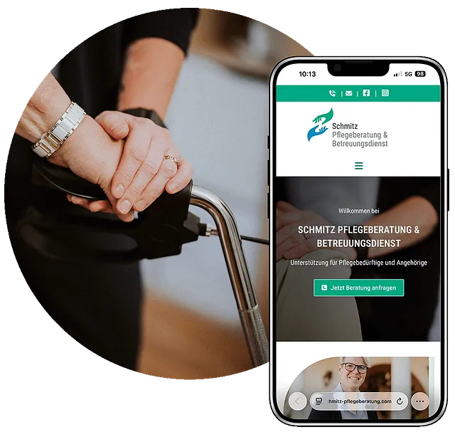 Unsere Website des Monats Juli – Schmitz Pflegeberatung & Betreuungsdienst