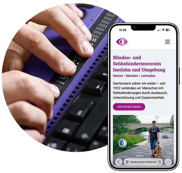 Unsere Website des Monats Januar – Blinden- und Sehbehindertenverein Iserlohn