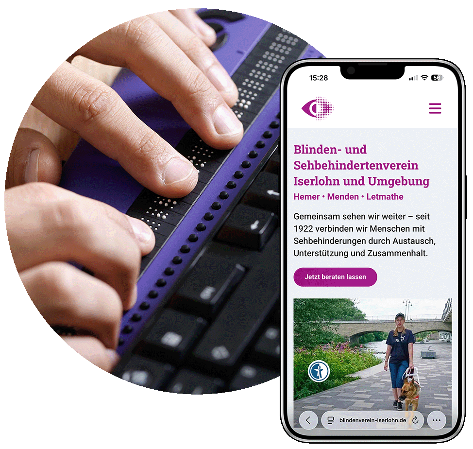 Unsere Website des Monats Januar – Blinden- und Sehbehindertenverein Iserlohn