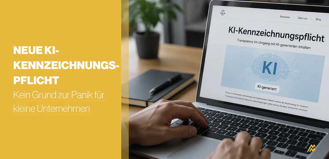 Neue KI-Kennzeichnungspflicht: Kein Grund zur Panik für kleine Unternehmen