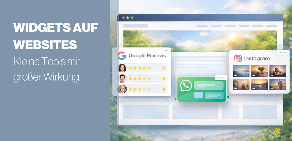 Widgets auf Websites: Kleine Tools mit großer Wirkung